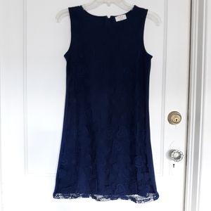 KATE SPADE Lace Shift Dress Navy Blue  XSm…